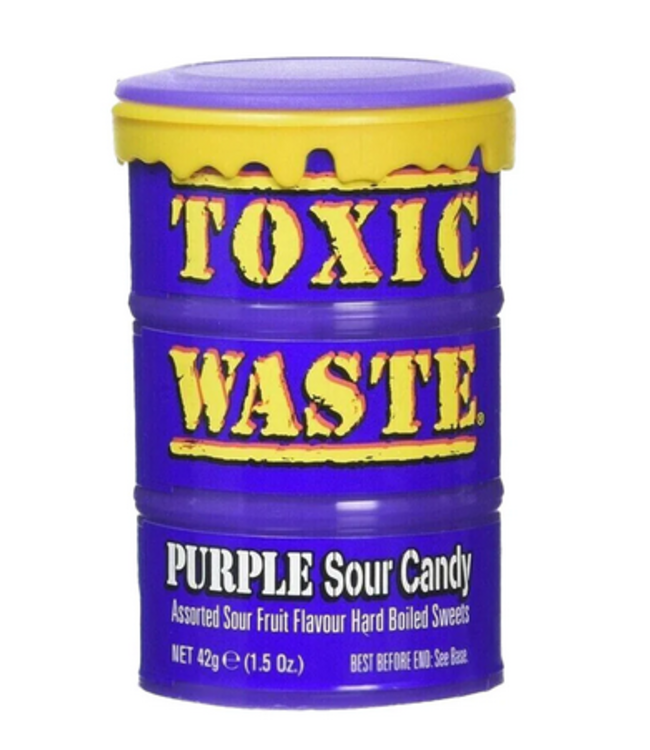 Toxic Waste Purple  Sour Candy Drum