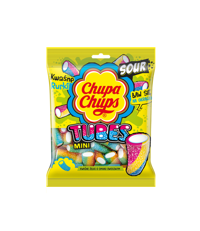 Chupa Chups Gummi Sour Tubes