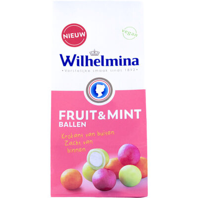 Wilhelmina Fruit & Mint Balls 200g