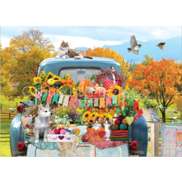 Country Truck in  Autumn Puzzle 500pc