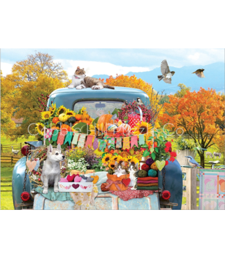 Country Truck in  Autumn Puzzle 500pc