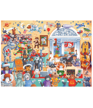 Cats and Dogs Museum Family Puzzle 350pc