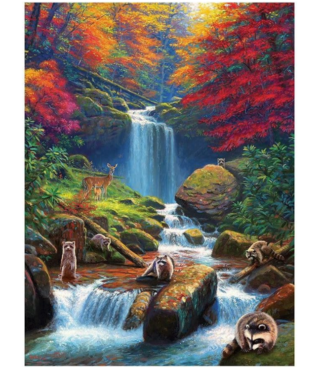 Mystic Falls in Autumn Puzzle 1000pc