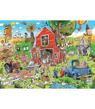 Farmyard Folly Family Puzzle 350pc