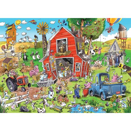 Farmyard Folly Family Puzzle 350pc