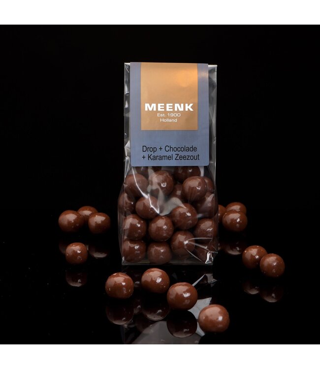 Meenk Licorice & Caramel Sea Salt Chocolate 150g
