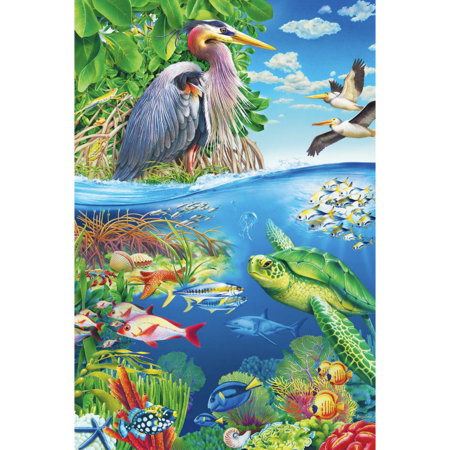 Air and Sea Floor Puzzle 48pc