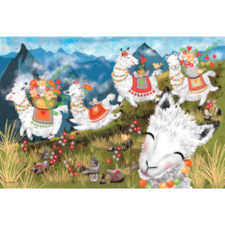 Leaping Llamas Floor Puzzle 36pc