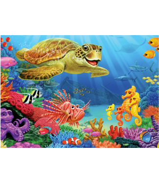 Undersea Turtle Tray 35pc Puzzle