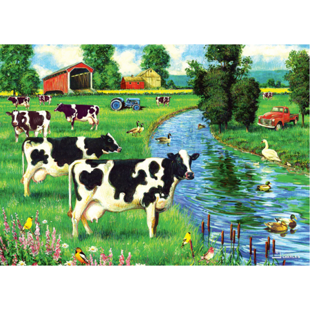 Cow Stream Tray 35pc Puzzle