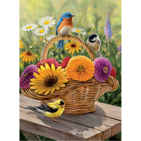 Bluebird and Bouquet Tray 35pc Puzzle