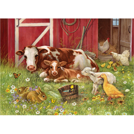 Barnyard Family Tray 35pc Puzzle