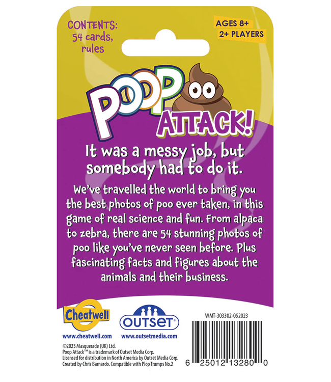 Poop Attack Card Game