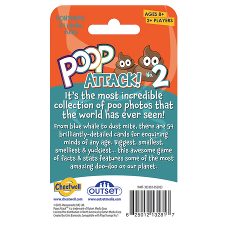 Poop Attack 2 Card Game