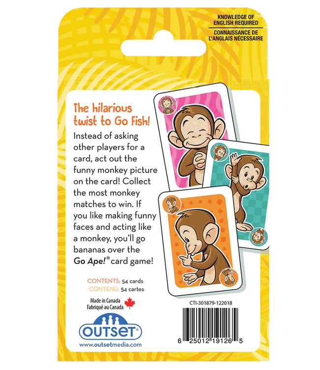Go Ape!  Card Game