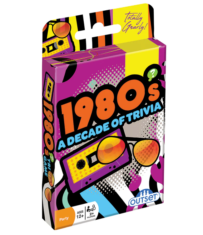 1980s - A decade of Trivia Card Game