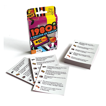 1980s - A decade of Trivia Card Game