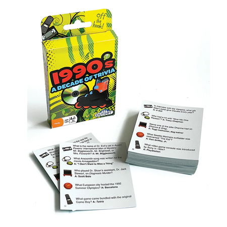 1990s - A decade of Trivia Card Game