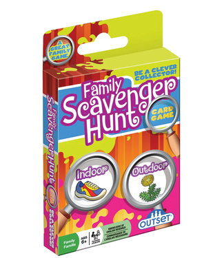Family Scavenger Hunt Card Game