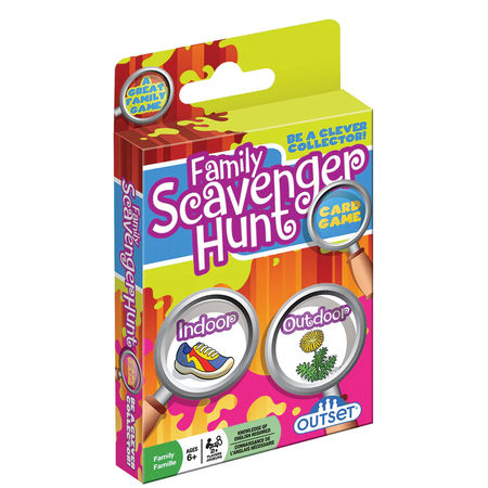 Family Scavenger Hunt Card Game