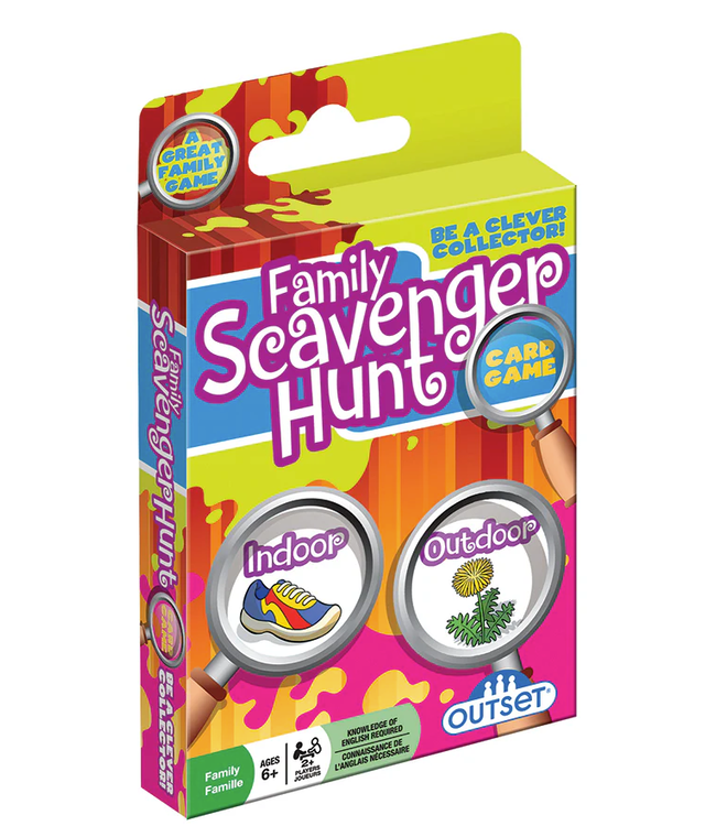Family Scavenger Hunt Card Game
