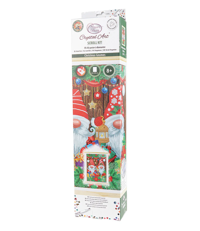 Christmas Gnomes Crystal Art
