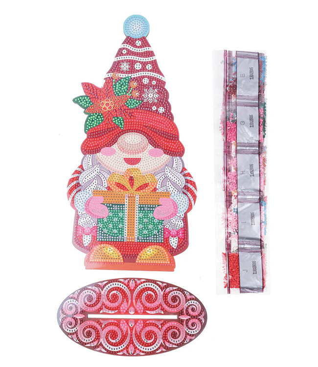 Mrs. Winter Gnome Crystal Art