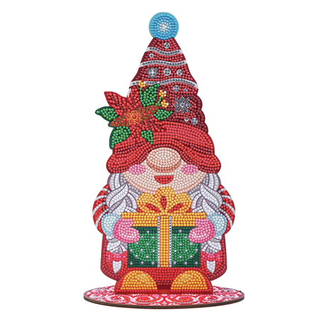 Mrs. Winter Gnome Crystal Art