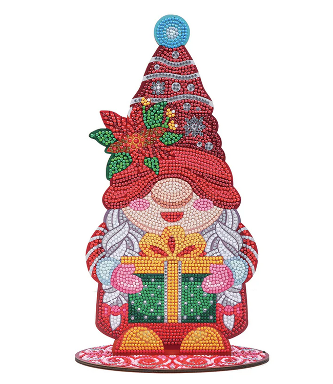 Mrs. Winter Gnome Crystal Art