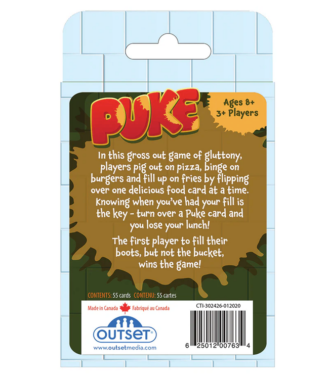 Puke Card Game