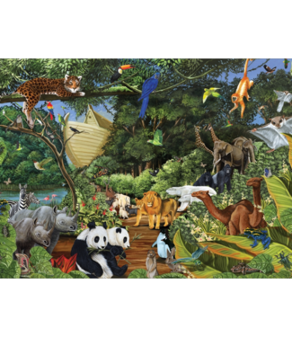 Noah's Gathering Family Puzzle 350pc