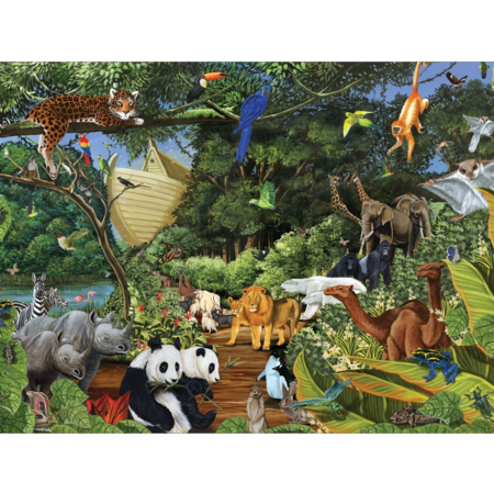 Noah's Gathering Family Puzzle 350pc