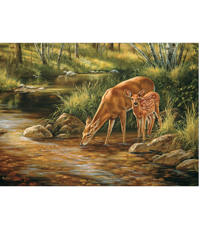 Deer Family Family Puzzle 350pc