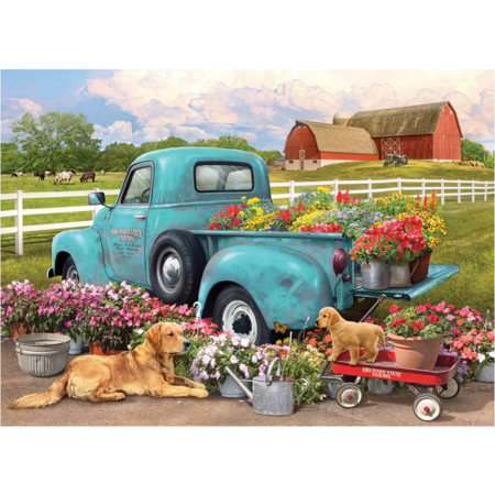 Flower Truck Puzzle 1000pc (LB)