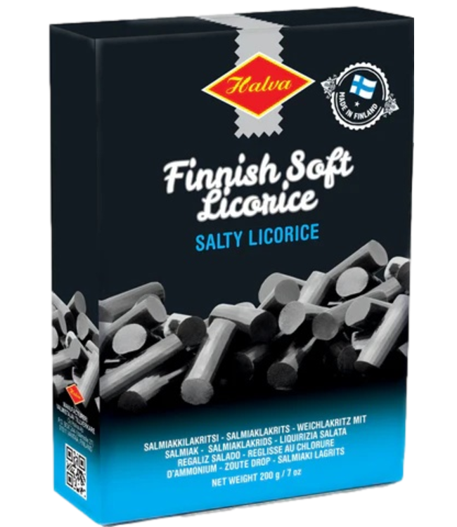 Halva Finnish Soft Salty Licorice 200g