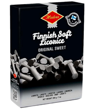 Halva Finnish Soft Sweet Licorice 200g