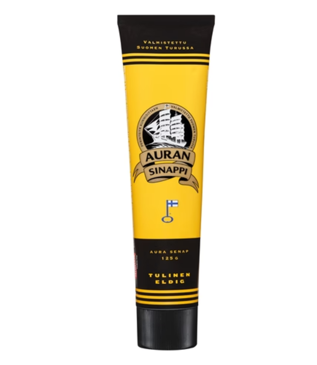 Auran Hot Mustard 125g