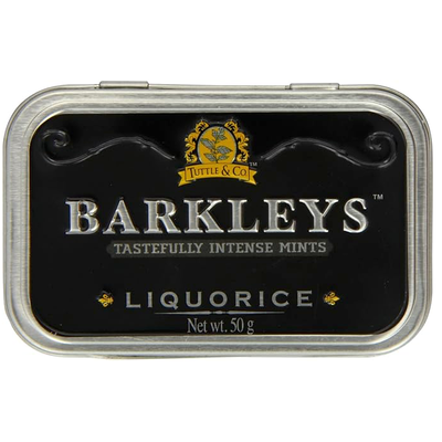 Barkleys Intense Licorice  Mints 50g