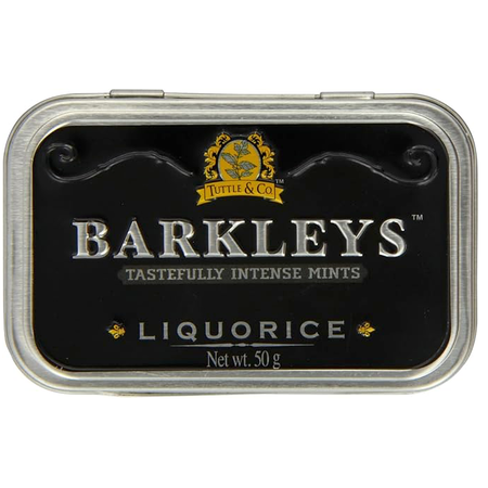 Barkleys Intense Licorice  Mints 50g