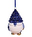 Troll - Delft Blue with Gold Christmas Ornament
