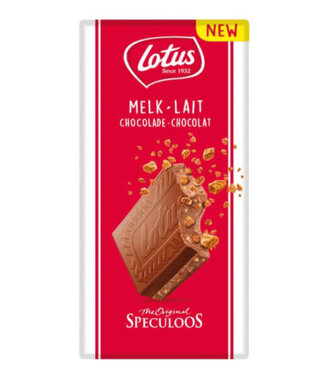 Lotus Biscoff Milk Chocolate Bar 180g