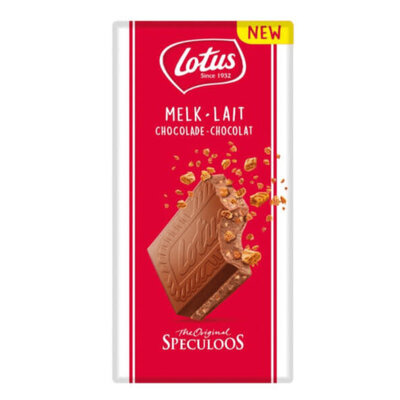 Lotus Biscoff Milk Chocolate Bar 180g