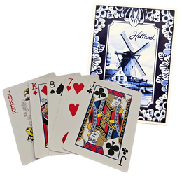 Delft Blue Windmill Playing Cards