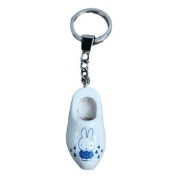 Miffy- Single Wooden Shoe Keychain
