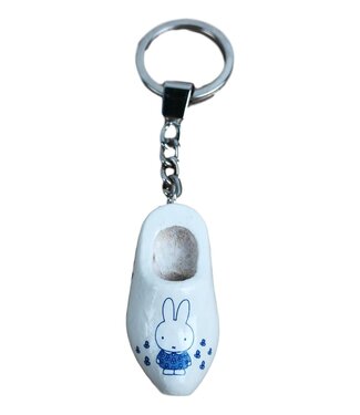 Miffy- Single Wooden Shoe Keychain