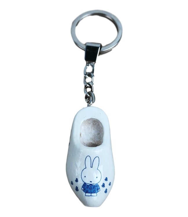 Miffy- Single Wooden Shoe Keychain