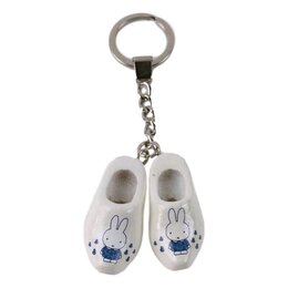 Miffy- Double Wooden Shoe Keychain