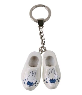 Miffy- Double Wooden Shoe Keychain