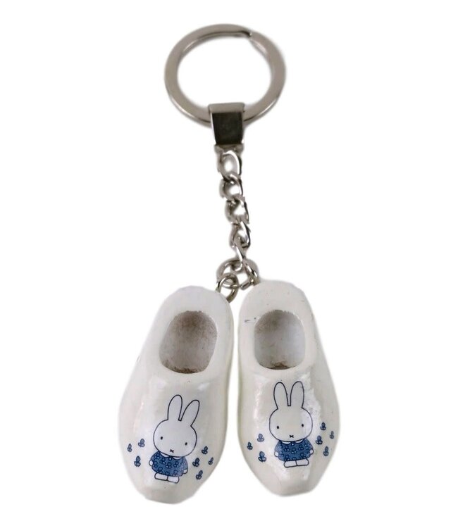 Miffy- Double Wooden Shoe Keychain