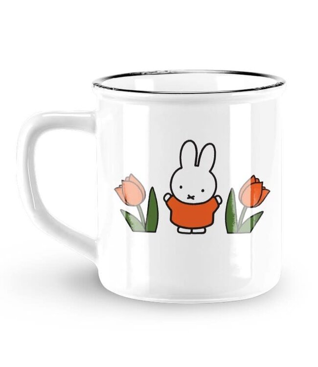 Miffy - Orange Tulip Field Ceramic Mug (Nijntje)